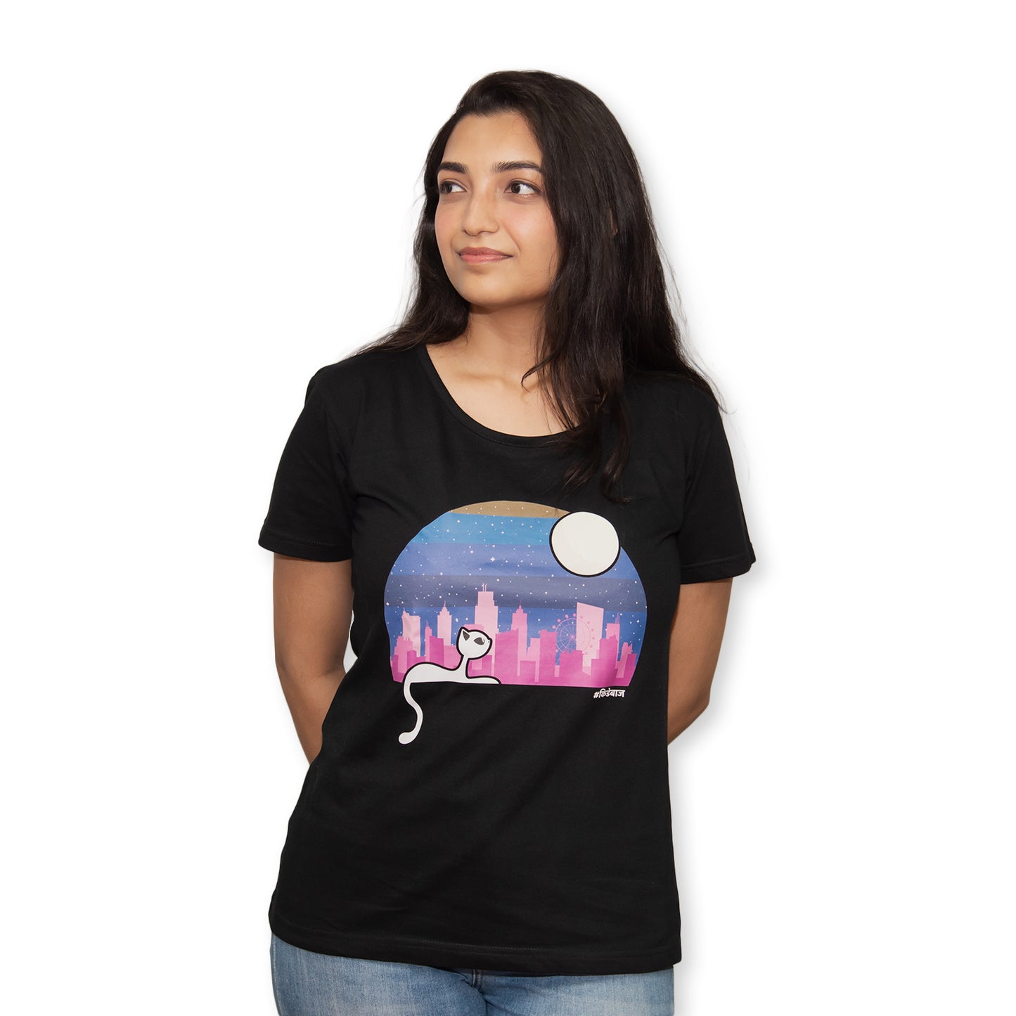 White Cat T-Shirt (Women) - Kidebaj