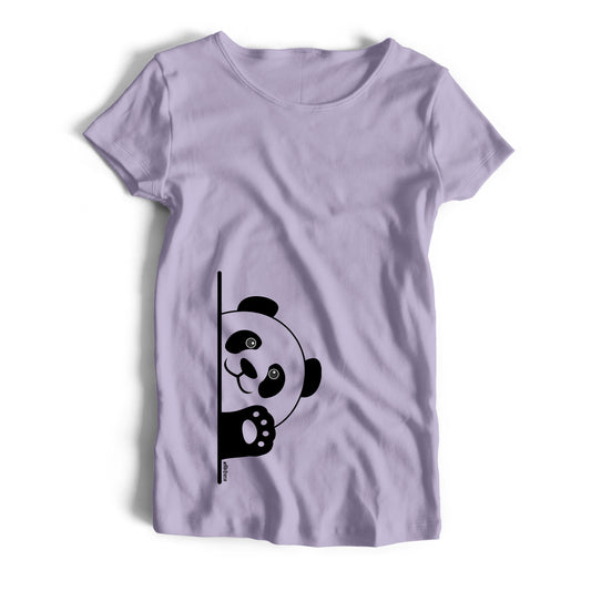 Vertical Panda (Women) T-Shirt - Kidebaj