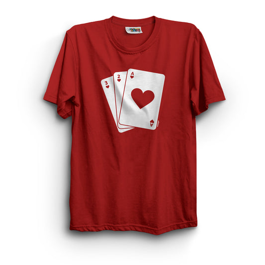 Cards (Heart) T-Shirt - Kidebaj